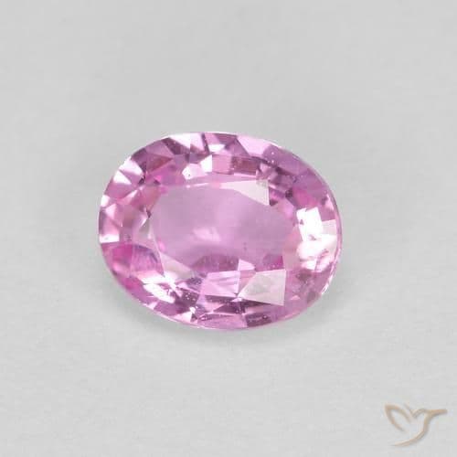 0.43ct Light Royal Purple Pink Sapphire, Oval Cut, 5.1x4 mm
