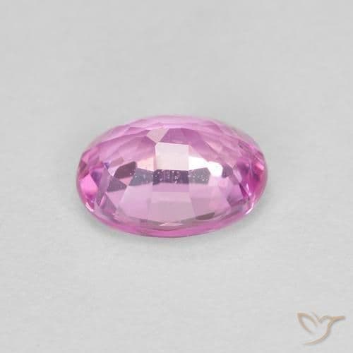 0.43ct Light Royal Purple Pink Sapphire, Oval Cut, 5.1x4 mm