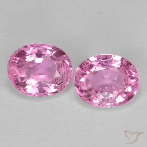 0.90ct Royal Purple Pink Sapphire, Oval Cut, 5.1x4.1 mm