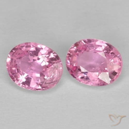 0.90ct Royal Purple Pink Sapphire, Oval Cut, 5.1x4.1 mm