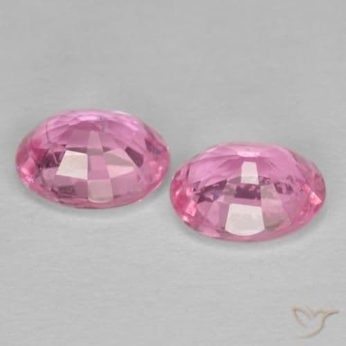 0.90ct Royal Purple Pink Sapphire, Oval Cut, 5.1x4.1 mm