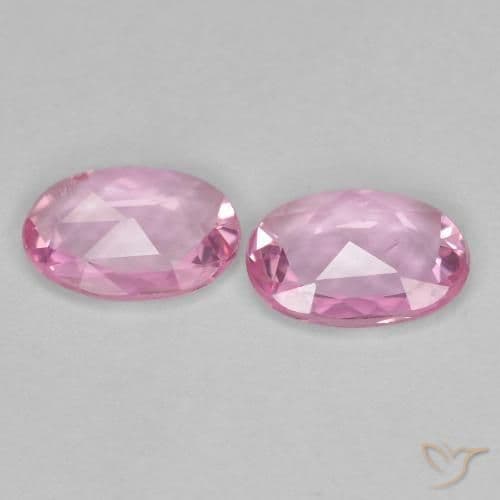 0.73ct Natural Very Light Pink Sapphire, Oval Cut, 6x4.2 mm