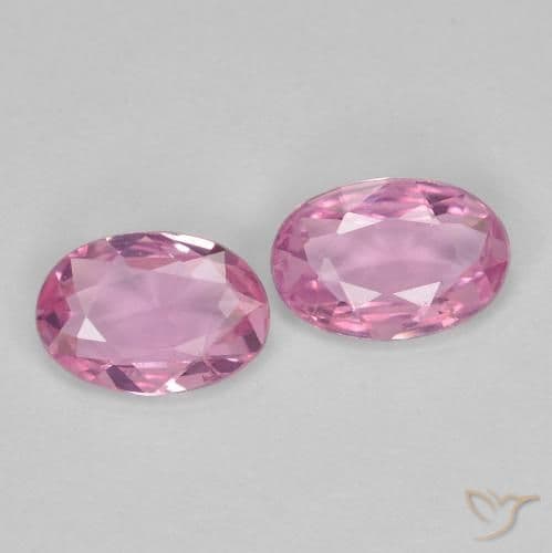 0.74ct Natural Very Light Pink Sapphire, Oval Cut, 5.7x4 mm