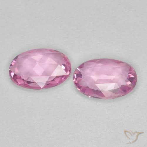 0.74ct Natural Very Light Pink Sapphire, Oval Cut, 5.7x4 mm