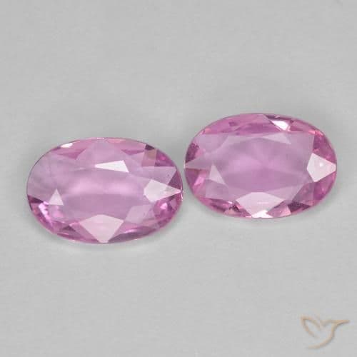 0.41ct Natural Medium Pink Sapphire, Oval Cut, 5.8x3.9 mm