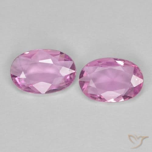 0.73ct Royal Purple Pink Sapphire, Oval Cut, 5.7x4 mm