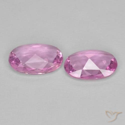 0.73ct Royal Purple Pink Sapphire, Oval Cut, 5.7x4 mm
