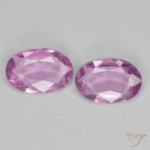 0.39ct Natural Royal Purple Pink Sapphire, Oval Cut, 6x4 mm