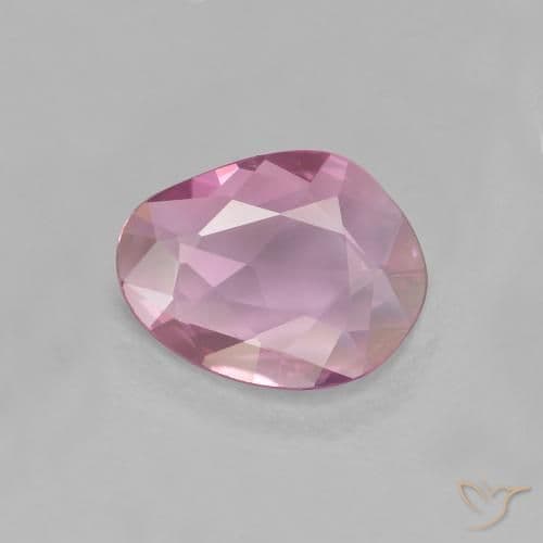 0.58ct Royal Purple Pink Sapphire, Fancy Shape, 6.7x5 mm