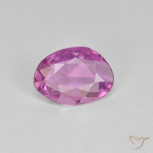 0.51ct Medium Purple Sapphire, Fancy Shape, 6.6x4.8 mm