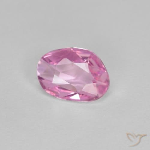 0.86ct Very Light Royal Purple Pink Sapphire, Fancy Shape, 7.4x5.3 mm