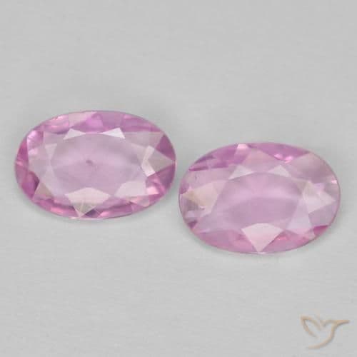 0.39ct Natural Royal Purple Pink Sapphire, Oval Cut, 6x4 mm