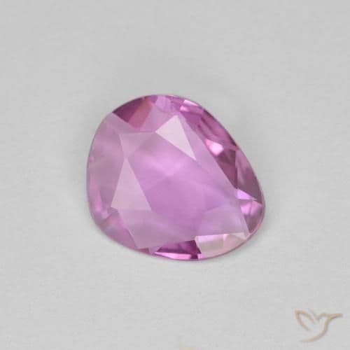0.95ct Natural Medium Pink Sapphire, Fancy Shape, 7.9x6.4 mm