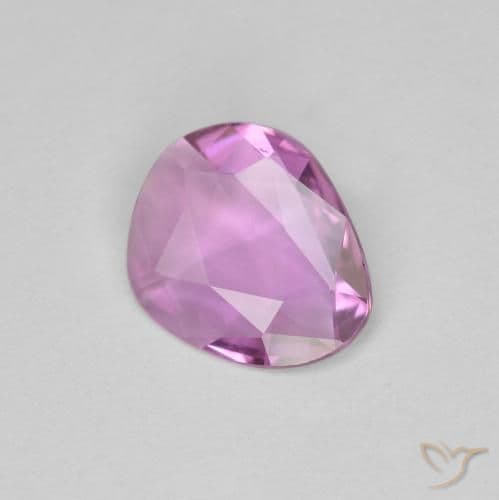 0.84ct Natural Purple Pink Sapphire, Fancy Shape, 7.7x6.5 mm