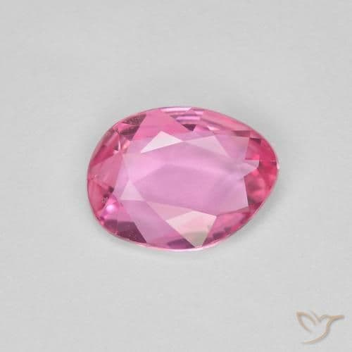 0.82ct Natural Medium Pink Sapphire, Fancy Shape, 8.1x5.9 mm
