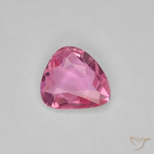 0.77ct Bubblegum Pink Sapphire, Fancy Shape, 6.6x6 mm