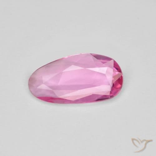 0.88ct Intense Pink Sapphire, Fancy Shape, 9.8x5.2 mm