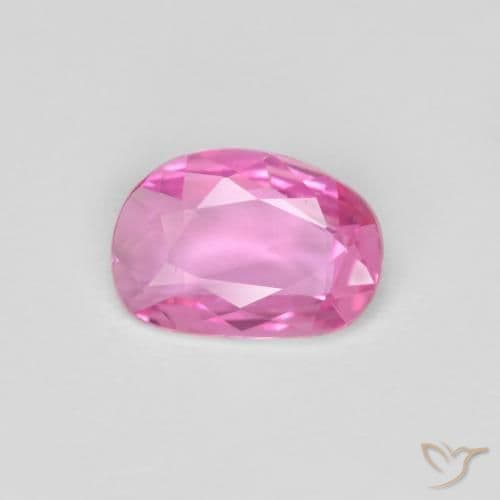 0.60ct Royal Purple Pink Sapphire, Fancy Shape, 6.8x4.8 mm