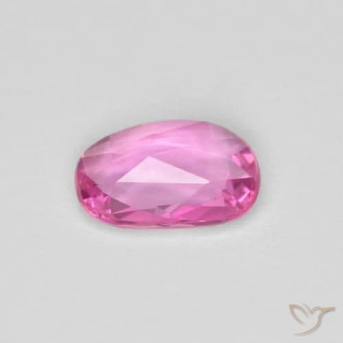 0.60ct Royal Purple Pink Sapphire, Fancy Shape, 6.8x4.8 mm