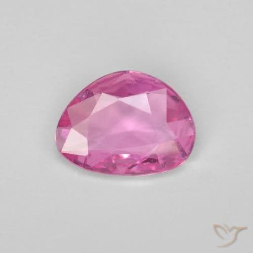 0.84ct Natural Deep Pink Sapphire, Fancy Shape, 7.5x5.6 mm