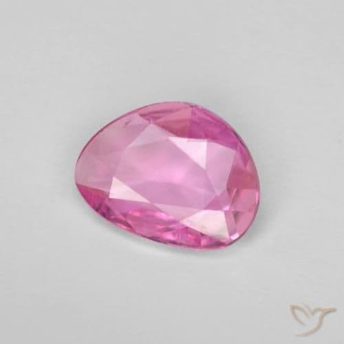 0.84ct Natural Deep Pink Sapphire, Fancy Shape, 7.5x5.6 mm