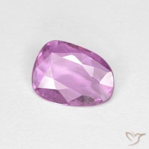 0.80ct Intense Pink Sapphire, Fancy Shape, 7.4x5.6 mm