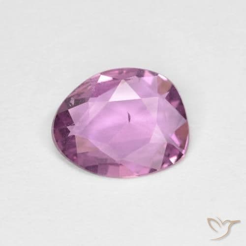 0.77ct Natural Medium Pink Sapphire, Fancy Shape, 7.3x5.9 mm
