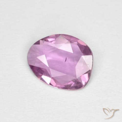 0.77ct Natural Medium Pink Sapphire, Fancy Shape, 7.3x5.9 mm