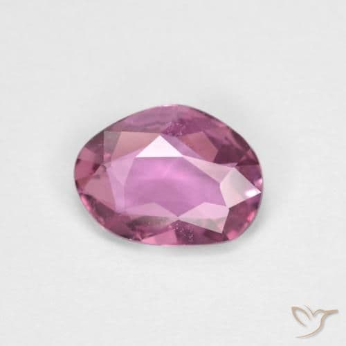0.80ct Intense Pink Sapphire, Fancy Shape, 7.4x5.6 mm