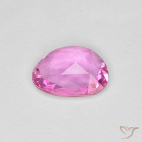 0.61ct Intense Pink Sapphire, Fancy Shape, 5.7x5.1 mm