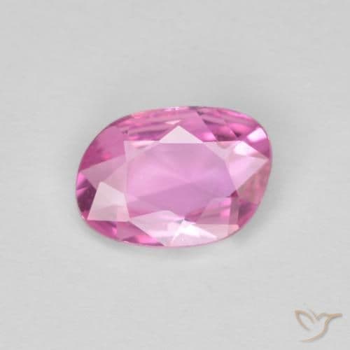 0.52ct Bright Pinkish Purple Sapphire, Fancy Shape, 6.3x4.5 mm