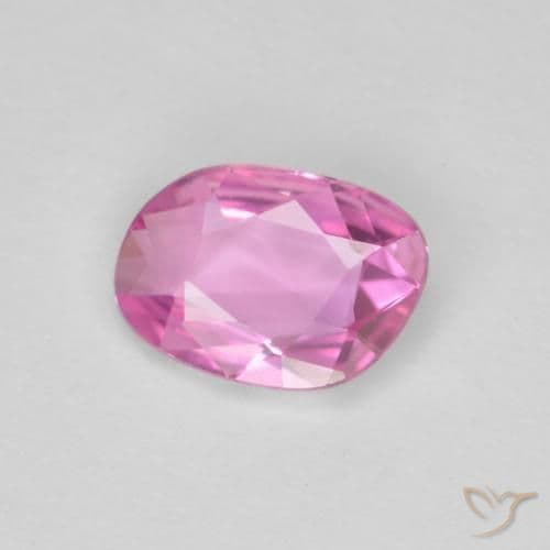 0.52ct Bright Pinkish Purple Sapphire, Fancy Shape, 6.3x4.5 mm