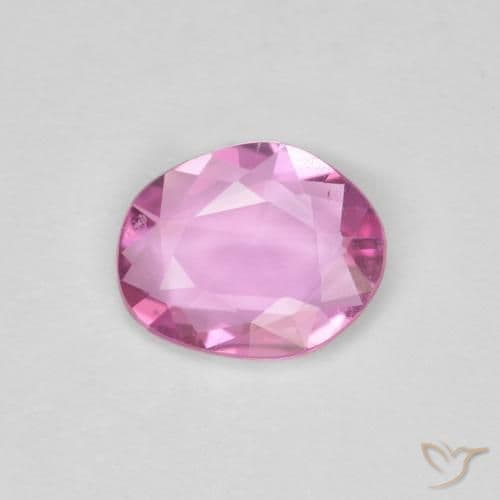 0.95ct Natural Medium Pink Sapphire, Fancy Shape, 7.9x6.4 mm