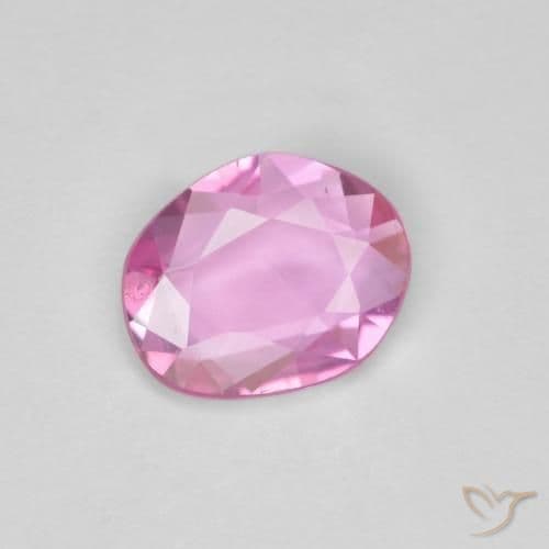 0.95ct Natural Medium Pink Sapphire, Fancy Shape, 7.9x6.4 mm