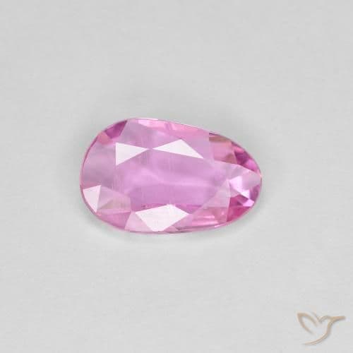 0.83ct Natural Medium Pink Sapphire, Fancy Shape, 7.8x5.2 mm