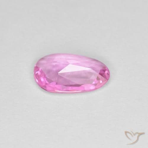 0.75ct Natural Medium Pink Sapphire, Fancy Shape, 8x5.1 mm