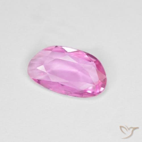 0.94ct Royal Purple Pink Sapphire, Fancy Shape, 8.8x5.2 mm