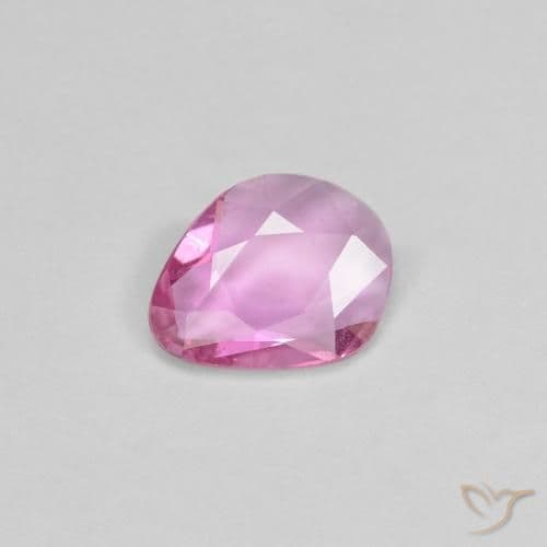 0.77ct Natural Medium Pink Sapphire, Fancy Shape, 7.3x5.9 mm