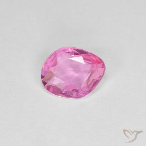 0.69ct Natural Deep Pink Sapphire, Fancy Shape, 6.9x5.6 mm