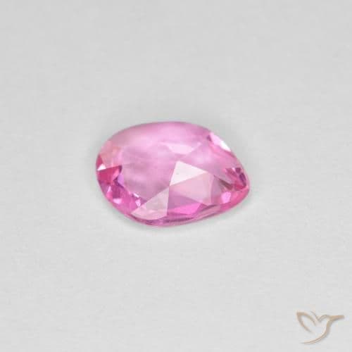 0.69ct Natural Deep Pink Sapphire, Fancy Shape, 6.9x5.6 mm