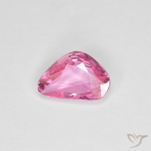 0.75ct Royal Purple Pink Sapphire, Fancy Shape, 7.3x5 mm