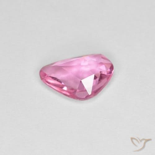 0.75ct Royal Purple Pink Sapphire, Fancy Shape, 7.3x5 mm