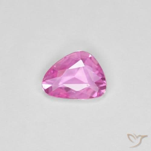 0.60ct Natural Medium Pink Sapphire, Fancy Shape, 6.7x5 mm