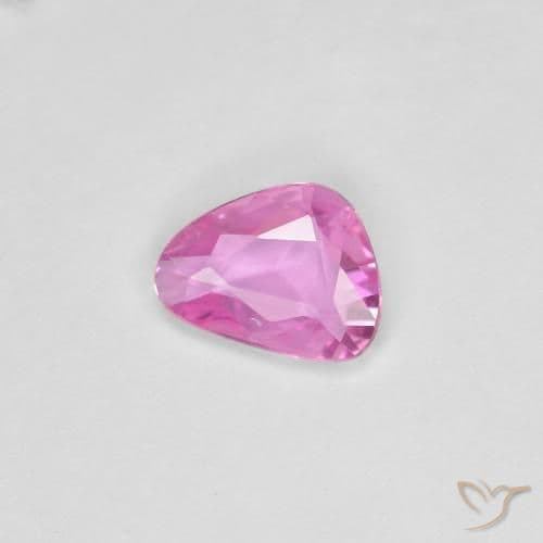 0.60ct Natural Medium Pink Sapphire, Fancy Shape, 6.7x5 mm