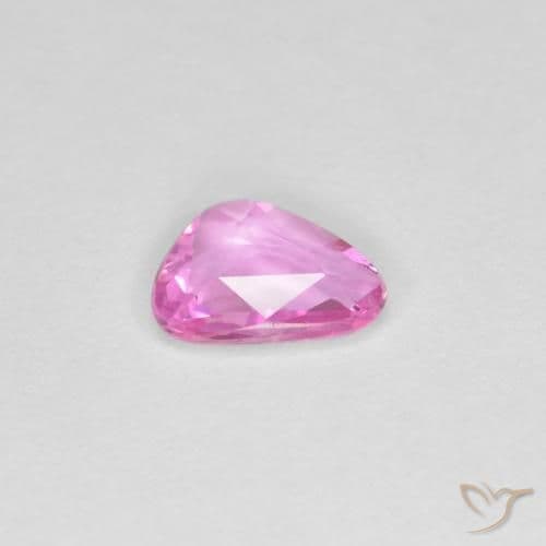 0.60ct Natural Medium Pink Sapphire, Fancy Shape, 6.7x5 mm