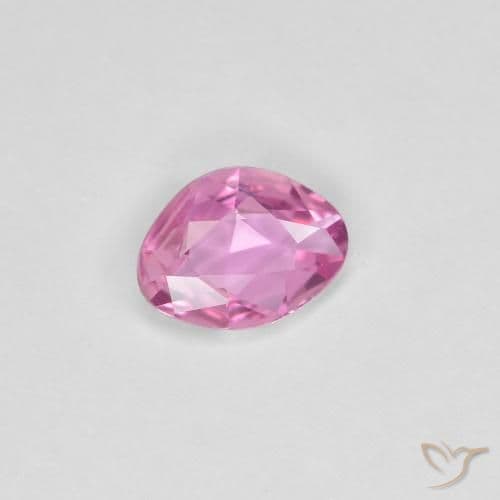 0.58ct Royal Purple Pink Sapphire, Fancy Shape, 6.7x5 mm