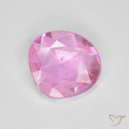 0.77ct Natural Medium Pink Sapphire, Fancy Shape, 6.2x6 mm