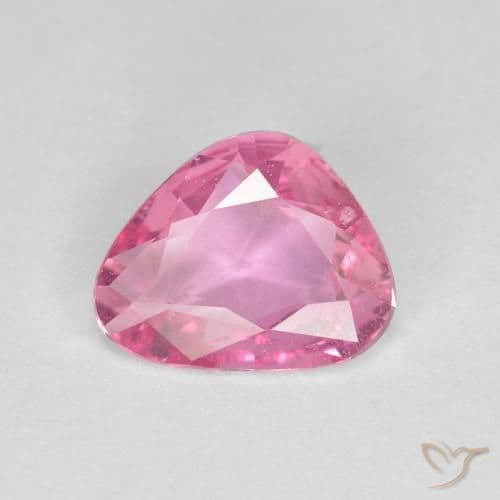 0.63ct Intense Pink Sapphire, Fancy Shape, 6.9x5.3 mm