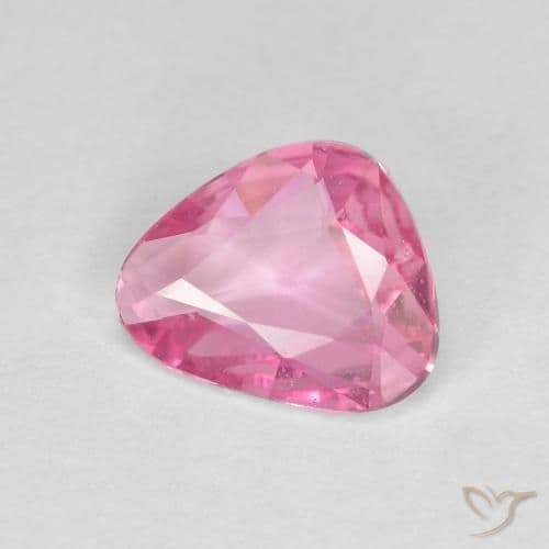 0.66ct Natural Medium Pink Sapphire, Fancy Shape, 6.7x5.4 mm