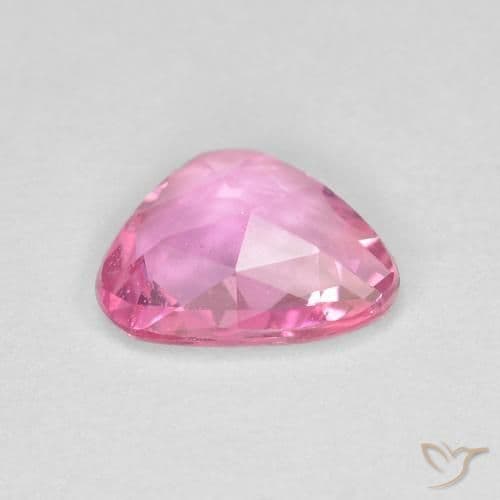 0.66ct Natural Medium Pink Sapphire, Fancy Shape, 6.7x5.4 mm